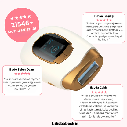 Likebabeskin IPL Epilasyon Aleti